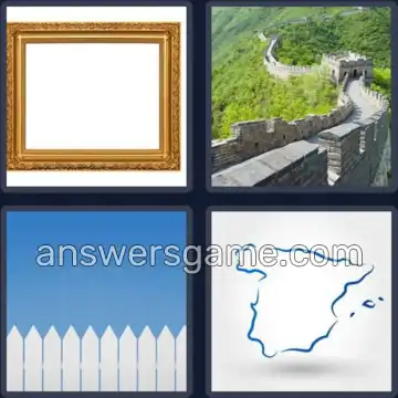 4 Pics 1 Word 8 Letters BOUNDARY