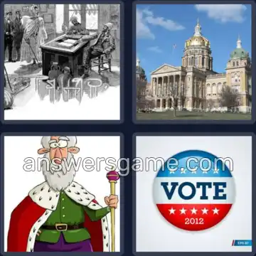 4 Pics 1 Word 8 Letters GOVERNOR