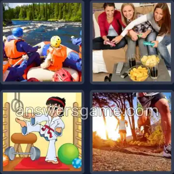 4 Pics 1 Word 8 Letters ACTIVITY