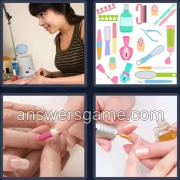 4 Pics 1 Word 8 Letters CUTICLES