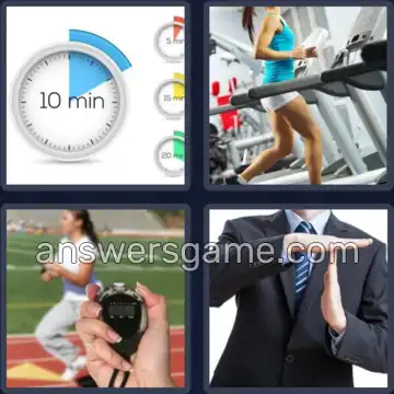 4 Pics 1 Word 8 Letters INTERVAL