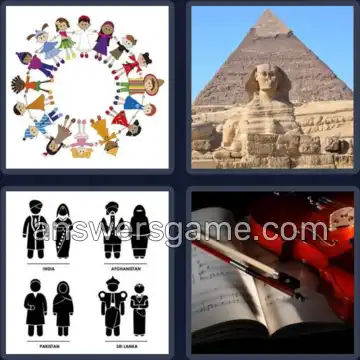 4 Pics 1 Word 8 Letters CULTURAL