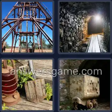 4 Pics 1 Word 8 Letters GOLDMINE