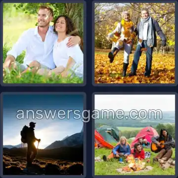 4 Pics 1 Word 8 Letters OUTDOORS