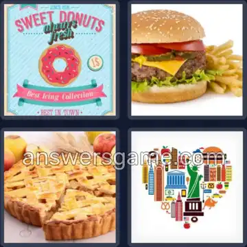 4 Pics 1 Word 8 Letters AMERICAN