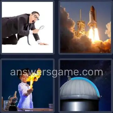 4 Pics 1 Word 8 Letters DISCOVER