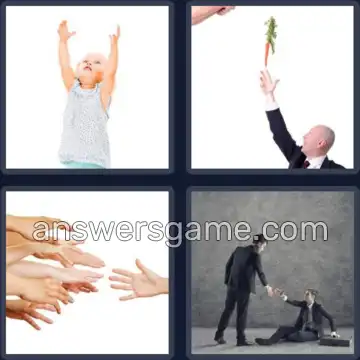 4 Pics 1 Word 8 Letters REACHING