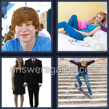 4 Pics 1 Word 8 Letters TEENAGER