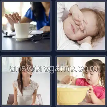 4 Pics 1 Word 8 Letters STIRRING