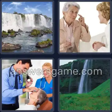 4 Pics 1 Word 8 Letters CATARACT