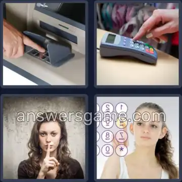 4 Pics 1 Word 8 Letters PASSWORD