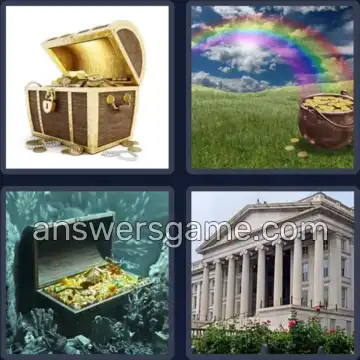 4 Pics 1 Word 8 Letters TREASURE