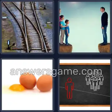 4 Pics 1 Word 8 Letters SEPARATE