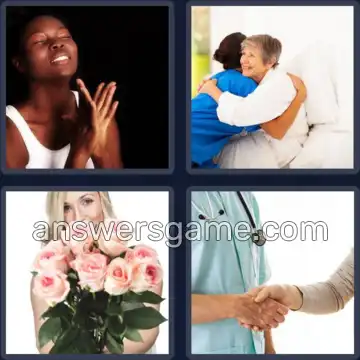 4 Pics 1 Word 8 Letters THANKFUL