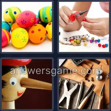 4 Pics 1 Word 8 Letters HANDMADE