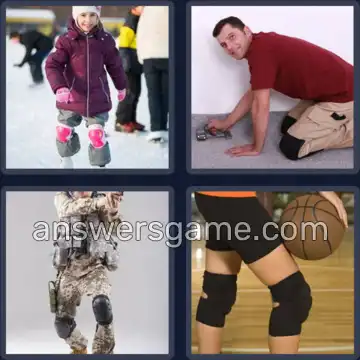 4 Pics 1 Word 8 Letters KNEEPADS