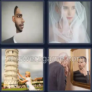 4 Pics 1 Word 8 Letters ILLUSION