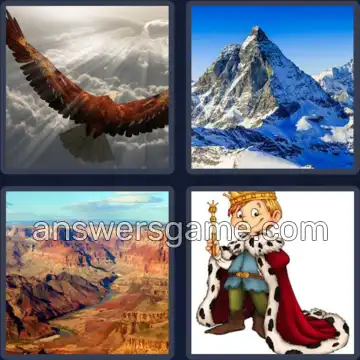 4 Pics 1 Word 8 Letters MAJESTIC