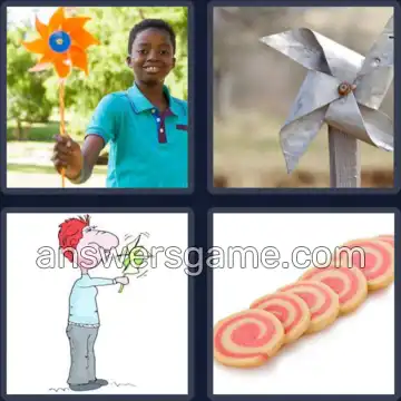 4 Pics 1 Word 8 Letters PINWHEEL