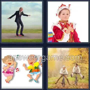 4 Pics 1 Word 8 Letters YOUTHFUL