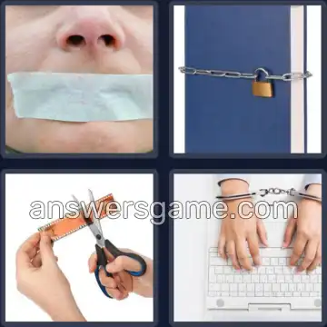 4 Pics 1 Word 8 Letters CENSORED