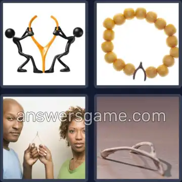 4 Pics 1 Word 8 Letters WISHBONE