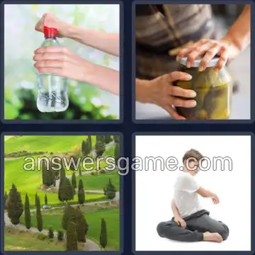 4 Pics 1 Word 8 Letters TWISTING