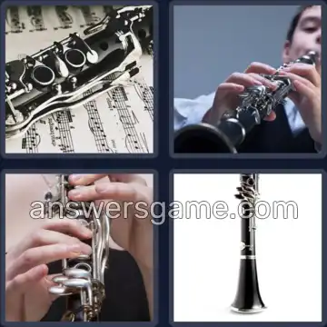 4 Pics 1 Word 8 Letters CLARINET