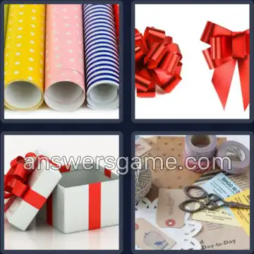 4 Pics 1 Word 8 Letters WRAPPING