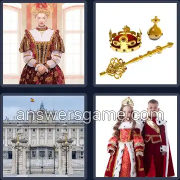 4 Pics 1 Word 8 Letters MONARCHY