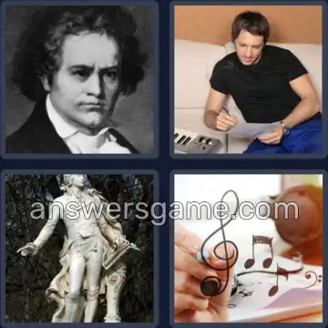 4 Pics 1 Word 8 Letters COMPOSER