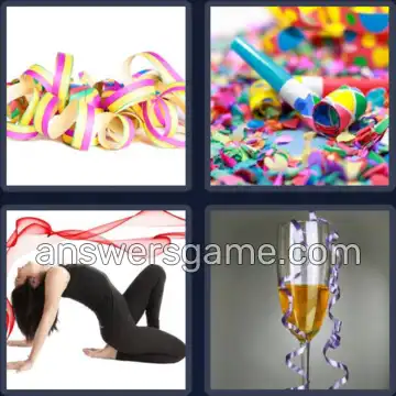 4 Pics 1 Word 8 Letters STREAMER