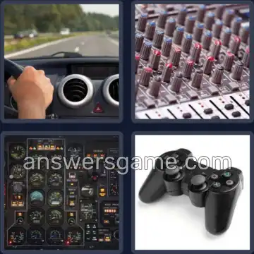 4 Pics 1 Word 8 Letters CONTROLS