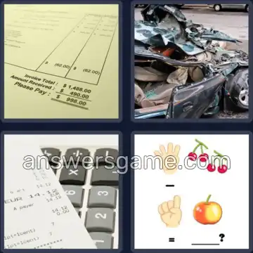 4 Pics 1 Word 8 Letters TOTALLED