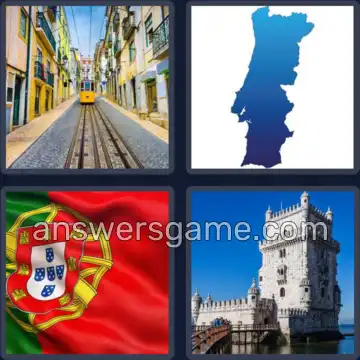 4 Pics 1 Word 8 Letters PORTUGAL