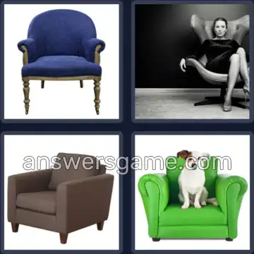 4 Pics 1 Word 8 Letters ARMCHAIR