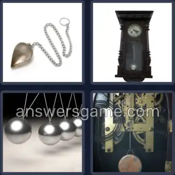 4 Pics 1 Word 8 Letters PENDULUM
