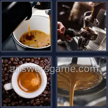 4 Pics 1 Word 8 Letters ESPRESSO