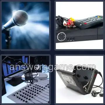 4 Pics 1 Word 8 Letters RECORDER