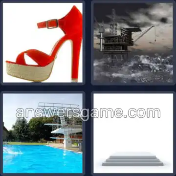 4 Pics 1 Word 8 Letters PLATFORM