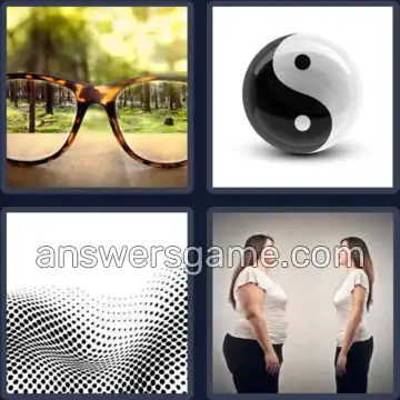 4 Pics 1 Word 8 Letters CONTRAST