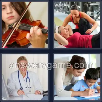 4 Pics 1 Word 8 Letters PRACTICE