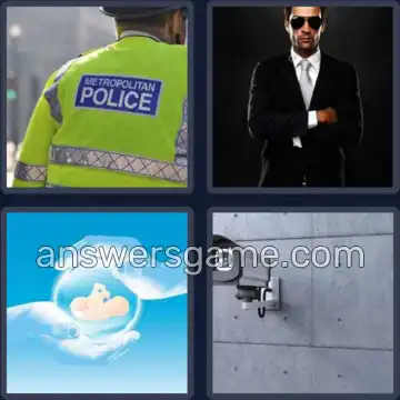 4 Pics 1 Word 8 Letters SECURITY