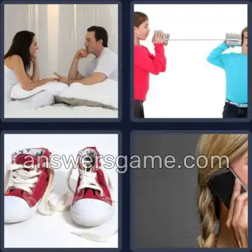 4 Pics 1 Word 8 Letters CONVERSE