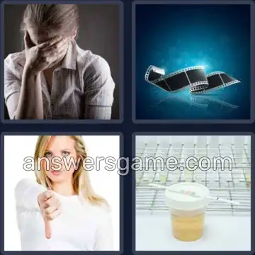 4 Pics 1 Word 8 Letters NEGATIVE