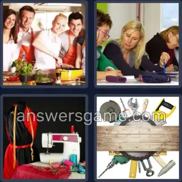 4 Pics 1 Word 8 Letters WORKSHOP