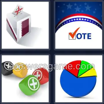 4 Pics 1 Word 8 Letters ELECTION