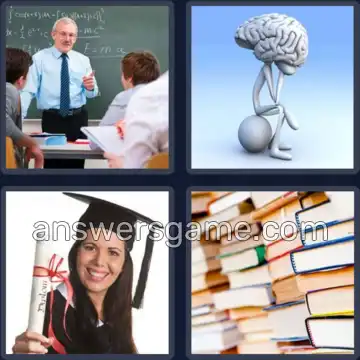 4 Pics 1 Word 8 Letters ACADEMIC