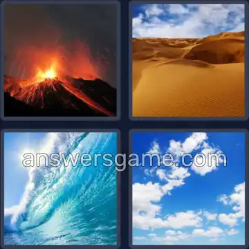 4 Pics 1 Word 8 Letters ELEMENTS
