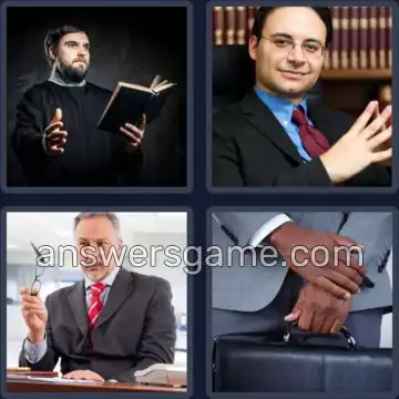 4 Pics 1 Word 8 Letters MINISTER